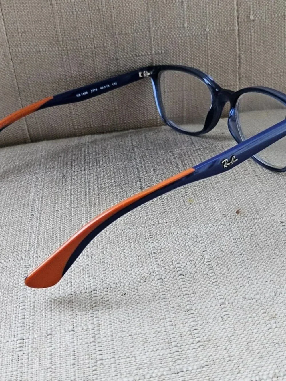 Ray-Ban Youth Glasses Frame Eyewear RB1586 3775 Eyeglasses Navy Blue/Orange